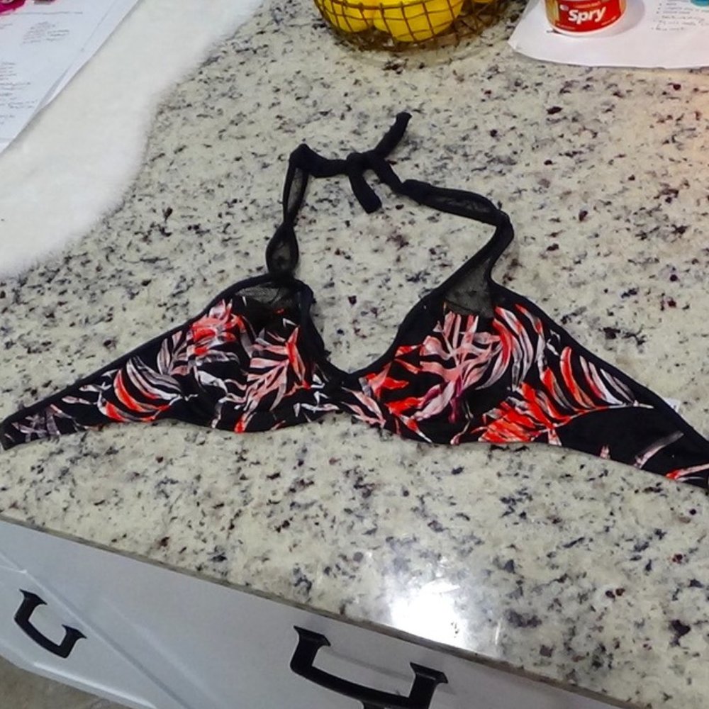 Freya Sunset Palm Underwire Halter Bikini Swim Top